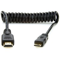 Atomos Coiled Mini HDMI to Full HDMI Cable (30cm) Atomos Coiled Mini HDMI to Full HDMI Cable (30cm)