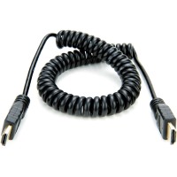 Atomos Full HDMI to Full HDMI Coiled Cable 50 cm Atomos Full HDMI to Full HDMI Coiled Cable 50 cm