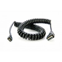 Atomos Micro to Full HDMI Coiled Cable 50 cm Atomos Micro to Full HDMI Coiled Cable 50 cm