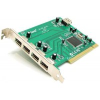 D-Link DU-520 USB 2.0 Controller, 4 port-ext, 1 port-int, PCI